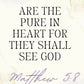 Matthew 5:8 Bookmark