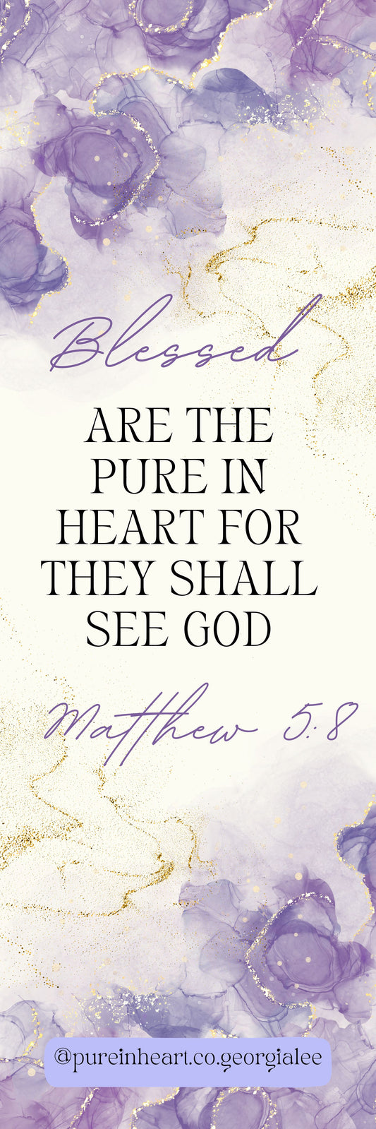 Matthew 5:8 Bookmark