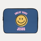 Smilin' cause Jesus- Premium Laptop Sleeve Multi Colour