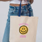 Smilin' cause Jesus- Premium Canvas Tote